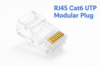Conector Modular RJ45 Cat6 UTP de Alta Calidad SUPER LINK para Cable de Red, Hecho en Vietnam, Opción OEM