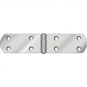 HOHAGE บานพับแบบฝรั่งเศส 20 กล่อง แบบเปิด B. ขนาด 160 มม. ความหนา 1.8 มม. เหล็กชุบโครเมียมสีน้ำเงิน สำหรับรั้ว โครงตาข่าย และประตู บรรจุภัณฑ์ขนาด 20 ชิ้น - Product Image 3