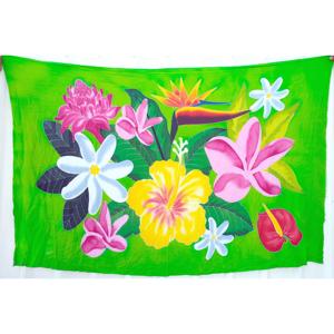 Pareos Hawaianos Pintados a Mano 100% Rayón de Alta Calidad, Ropa de Playa Personalizada al por Mayor, Cubierta para las Islas del Pacífico Asiático HPBU014-05-200 - Product Image 1