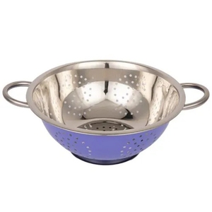 Stainless Steel Deep <b>Colander</b> Pasta Strainer Fruit and Vegetable Rinse Bowl for Draining Water Deep Sieve Basket Wholesale Cheap - Product Image 3