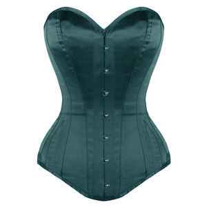 Corset élégant pour femmes 100% brocart de qualité supérieure avec décoration en dentelle respirante Corset de luxe avec service de vente en gros OEM - Product Image 1