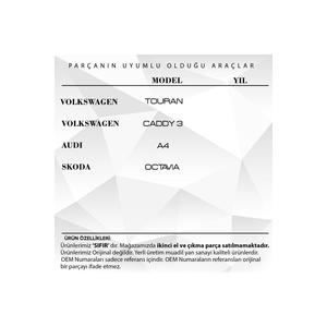 ลูกกลิ้งยกหน้าต่างสำหรับ Volkswagen Touran, แคดดี้3, A4 Audi, ประตูหน้า Skoda Octavia - Product Image 4