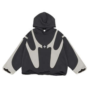 Fournisseur de vêtements pour hommes Acid Washed Heavy Weight 400GSM French Terry Pullover Hoodie - Product Image 6