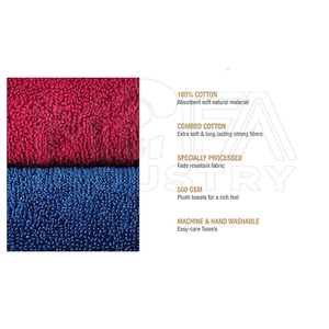 Serviettes d'hôtel en gros 100% coton durable, doux et à séchage rapide pour l'industrie hôtelière - Product Image 2