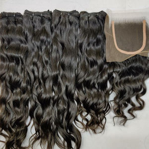 ผมลอนแบบเรียผมอินเดีย100% อินเดียเรียงเป็นลอนไม่พันกันและหลุดเป็นศูนย์ - Product Image 2