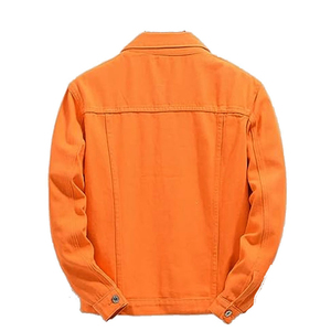 Vente en gros de streetwear décontracté avec impression de logo personnalisé, vente en gros de veste en jean de mode, manteaux d'équitation, jeans pour hommes, veste en jean d'hiver - Product Image 2