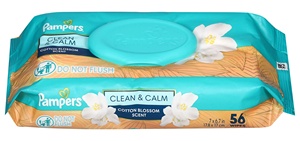 Lingettes Premium Pampers Clean and Calm : Solution de soin doux pour bébé avec formule apaisante et respectueuse de la peau - Product Image 5