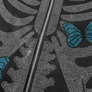 Coupe-Vent Grande Taille Strass Hoodies Coton Mélangé Strass Hoodies Nouveau Style Strass Hoodies - Product Image 6