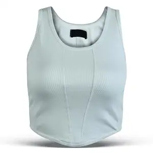 Damen Baumwolle Slim Fit Racerback-Stil Tanktop für Damen Großhandel Fitness Training Running Tank Top Damen lässige aktive Kleidung