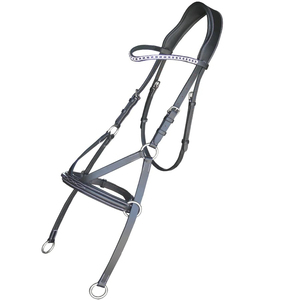 Brida de caballo de cuero ajustable Venta al por mayor Brida de caballo de cuero genuino a la venta/Brida de caballo hecha en fábrica - Product Image 1