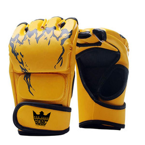 Guantes de MMA de Cuero de Venta Directa de Fábrica, Entrenamiento de Sanda y Boxeo, Servicio OEM, Logotipo Personalizado, Ligeros y Antideslizantes - Product Image 2