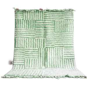 Tapis Beni Ourain marocain multi-couleurs 100% fait à la main, Tapis Azilal, Tapis de salon grand - Product Image 1