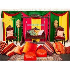 Balançoire de scène musulmane pour Mehndi, ensemble de balançoire, fonction Heena, pour scène musulmane - Product Image 1