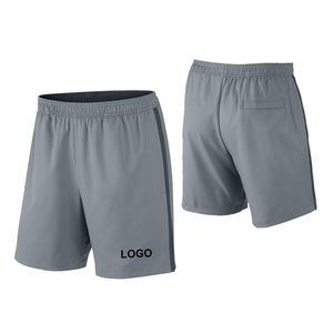 Pantalones Cortos Deportivos de Moda para Hombre, de Spandex/Poliéster, para Gimnasio, Correr, Playa, Diseño de Malla con Estampado Completo, Estilo Urbano, Servicio OEM - Product Image 1