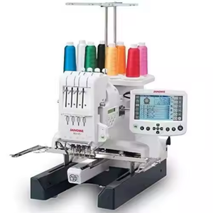 Machine à broder informatisée à tête unique authentique américaine, avec nouveaux composants essentiels : moteur, pompe et engrenage. - Product Image 1