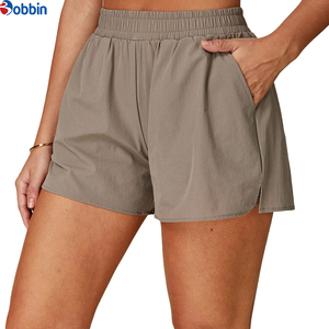 BOBBIN INDUSTRIES Shorts pour femmes de qualité supérieure, couleur unie, nouvelle mode, tissu polaire, léger, respirant, 100% coton, haute qualité - Product Image 2