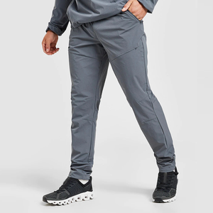 Usine personnalisée 100% polyester couleur unie hommes coupe-vent survêtements pour le sport - Product Image 3