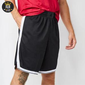 Custom Poly Basketball High Street Training <b>Shorts</b> Double Layer <b>Elastic</b> <b>Waist</b> Closure Canvas Plain Design Sublimation - Product Image 2