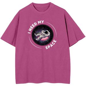 Camiseta Oversize Personalizada con Logo Impreso, de Algodón Pesado 100% Jersey, con Hombros Caídos, para Venta al por Mayor - Product Image 4