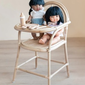 Wholesale Multi-Functional Baby Metal High Chair Rattan Kids Feeding/Eating Chair Customized Logo Modern for Hotel Home Living - Product Image 4