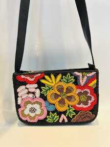 Multicolor Glass Beaded Handmade <b>Bag</b> Indian Handicraft MS Handicraft Brand Casual Handheld <b>Baguette</b> <b>Bag</b> with Handle - Product Image 3