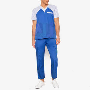 Ensemble de blouses médicales en coton à séchage rapide, léger, écologique, durable, avec coutures renforcées pour une utilisation fiable, pour hommes, usage hospitalier - Product Image 3