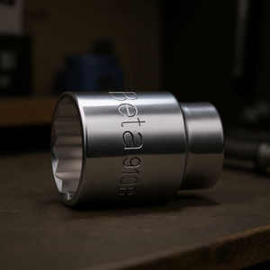 Chiavi a bussola poligonali cromate con attacco quadrato femmina da 3/8 di pollice - Product Image 3