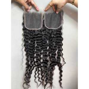 Peluca de Cabello Humano Virgen Natural HD con Cierre de Encaje, Ondulado Profundo, Ondulado al Agua, Disponible en Rubio Cenizo Rojizo, Ondulado Suelto, 32-40 Pulgadas - Product Image 2