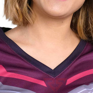 Best Quality V-Neck Printing Wholesale High Quality Women Plain T Shirts <b>White</b> <b>Tee</b> Shirt Custom - Product Image 5