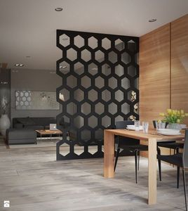 Partición de pared de madera hecha a mano con motivos decorativos ideales para temas de decoración vintage y estilo de espacio de lujo - Product Image 6