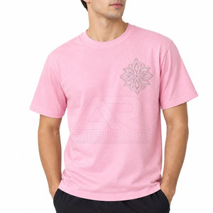 High Quality Custom Made Rhinestone Logo <b>T</b>-<b>Shirt</b> <b>Trendy</b> Style Casual Wear 100% Cotton Eco-Friendly Breathable Men's Clothing - Product Image 3