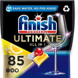 Tabletas para lavavajillas Finish Quantum Ultimate, aroma a limón, 85 tabletas - Product Image 2