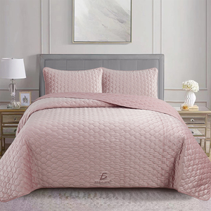 Set Copripiumino Rosa Chiaro con Tecnica di Tessitura, Funzione Rinfrescante, Motivo Tinta Unita, Imbottitura in Poliestere per Uso Domestico, Disponibile nelle Misure King e Queen - Product Image 4