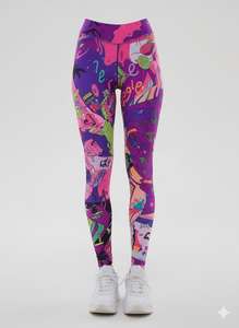 Leggings Deportivos Sublimados Personalizados de Alta Calidad, Transpirables, Nuevos, con Estampado Sublimado - Product Image 2