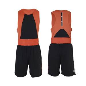 Short de boxe sur mesure, dernière conception, gilet de haute qualité, ensemble short et gilet de boxe unisexe pour enfants avec logo personnalisé OEM - Product Image 5