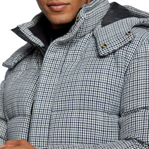 Veste matelassée personnalisée OEM pour hommes, logo personnalisé, veste d'hiver décontractée pour hommes avec poches, vestes matelassées pour hommes - Product Image 5