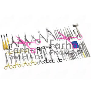 Farhan Products Juego de 54 tornillos y placas ortopédicas con caja de acero inoxidable Instrumentos quirúrgicos manuales Estándar DE SEGURIDAD MOL - Product Image 1