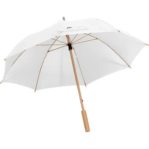 Ombrello LETITIA in Bambù e RPET Sostenibile, Gadget Promozionale Ecologico - Product Image 4