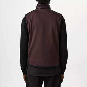 Chaleco Acolchado de Lona Casual de Invierno al por Mayor, Impermeable, Resistente, con Capucha, Sin Mangas, Cierre Completo, Premium - Product Image 4