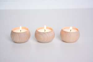 <b>Tall</b> Rustic Vintage Wooden <b>Candlestick</b> Holder Home Decor Candle Stand for Christmas for Restaurant Party Gifts - Product Image 2