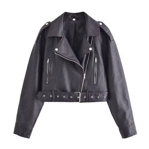Top Quality Product Genuine <b>Leather</b> Winter <b>Coats</b> Women Thickness Buffalo <b>Leather</b> <b>Fur</b> Sheepskin Female <b>Fur</b> <b>Leather</b> Jacket Women - Product Image 2