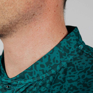 Premium Men's 100% Poliéster Golf para Polo Camisa de punto de estilo personalizado con patrón de camuflaje fresco sólido - Product Image 2