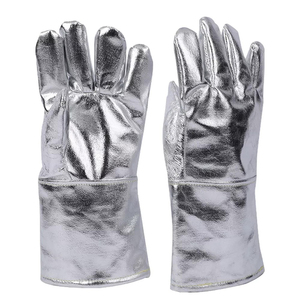 Gants de soudage en cuir de vachette Gants en cuir thermo-isolant résistants à l'usure pour le cyclisme, l'extérieur et la fête du Pakistan vente en gros - Product Image 3