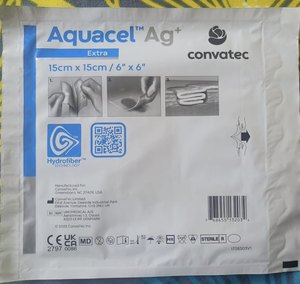 Apósito para Heridas Antimicrobiano Extra ConvaTece AQUACEL AG+ de Advance Wound Management, Tamaños 5x5cm/ 10x10cm/ 15x15cm/ 20x30cm 413567 - Product Image 5