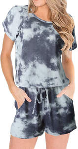 Ensemble de shorts d'été pour femmes Fabricants professionnels Meilleure pièce Ensemble de t-shirts et shorts surdimensionnés pour femmes en grande quantité - Product Image 3