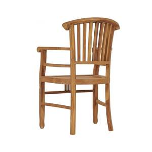 Chaise Vervea, design minimaliste moderne, bois de teck massif, légère, durable, confortable, pliable, salle à manger, jardin, patio, extérieur - Product Image 6