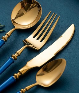 Ensemble de couverts en métal de qualité supérieure pour restaurant, hôtel, mariage, à bas prix - Product Image 4