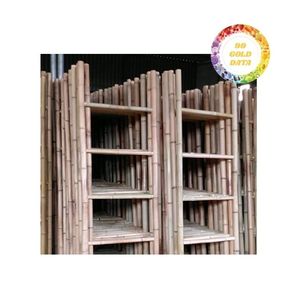 Échelle en bambou de qualité supérieure, élégante et durable, pour la décoration de jardin et de maison, stockage, fabricant en gros, exportateur - Product Image 1