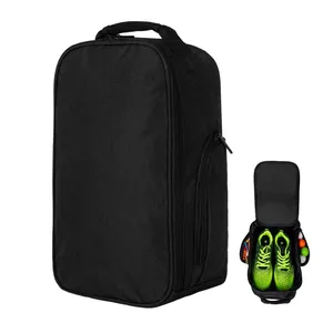 Premium Travel Shoe Bags Storage Organizer Zipper Closure Shoes Carrier Soccer Football Shoe Bag with Shoulder Strap