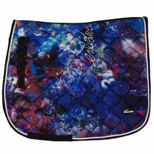 2025 almohadilla de sillín de salto con purpurina de alta calidad para equitación sublimación Ecuestre Numnah - Product Image 2